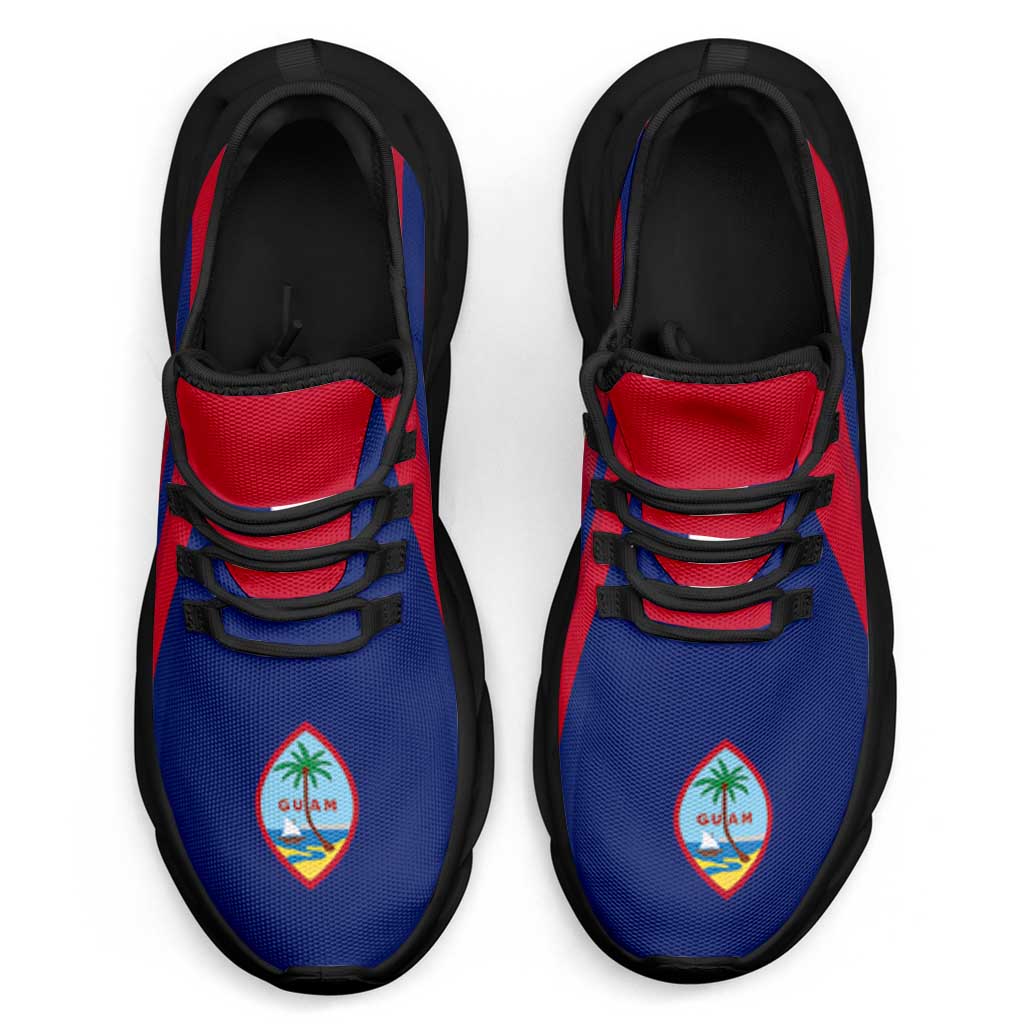 Guam Clunky Sneakers Flag-Inspired Curve Style