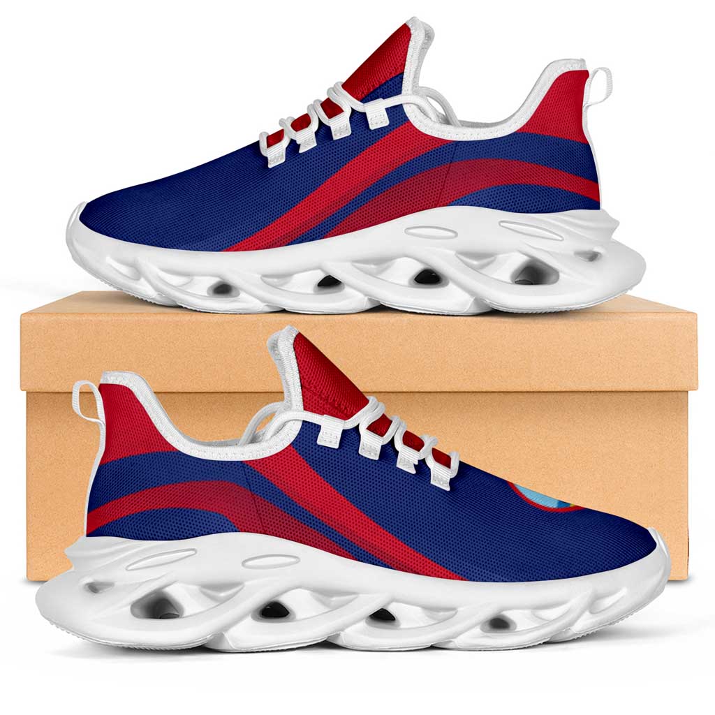 Guam Clunky Sneakers Flag-Inspired Curve Style