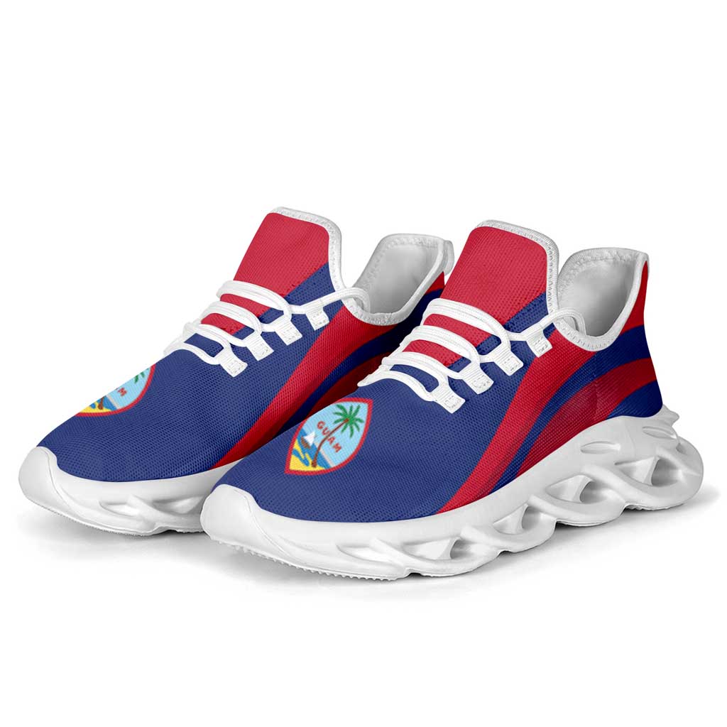Guam Clunky Sneakers Flag-Inspired Curve Style