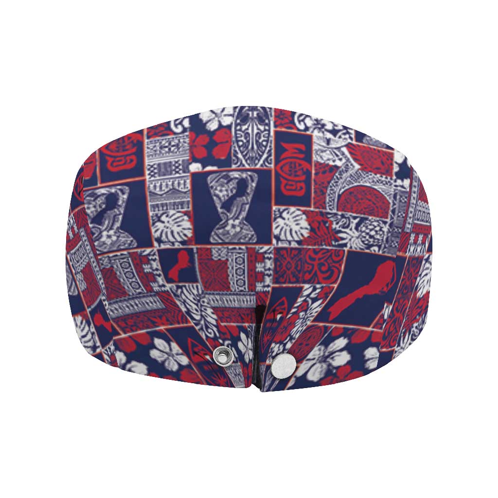 Guam Felis Pasgua Jeff Hat Pacific Patchwork Xmas Vibes - Polynesian Pride