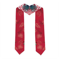 Hafa Adai Guam History and Chamorro Heritage Day Graduation Stole Red Latte Stone
