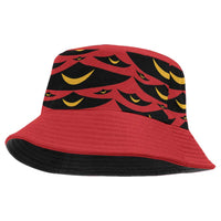 Hawaii Ahu Ula Inspired Bucket Hat Red Version
