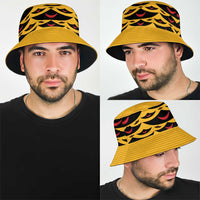 Hawaii Ahu Ula Inspired Bucket Hat Yellow Version LT05 - Polynesian Pride