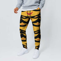 Hawaii Ahu Ula Inspired Jogger Pants Black Version LT05 - Polynesian Pride