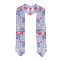 Hawaii Anthurium Tiare Pikake Lei Graduation Stole Poni Lauhala Art Pattern