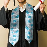Hawaii Anthurium Tiare Pikake Lei Graduation Stole UliUli Lauhala Art Pattern