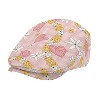 Hawaii Anthurium Tiare Pikake Lei Jeff Hat Akala Lauhala Art Pattern