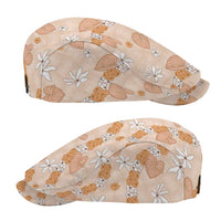 Hawaii Anthurium Tiare Pikake Lei Jeff Hat Alani Lauhala Art Pattern