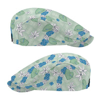 Hawaii Anthurium Tiare Pikake Lei Jeff Hat Omaomao Lauhala Art Pattern