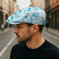 Hawaii Anthurium Tiare Pikake Lei Jeff Hat UliUli Lauhala Art Pattern