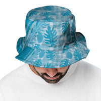 Hawaii Breadfruit Palaka Bucket Hat Polu Maile Lei - Polynesian Pride