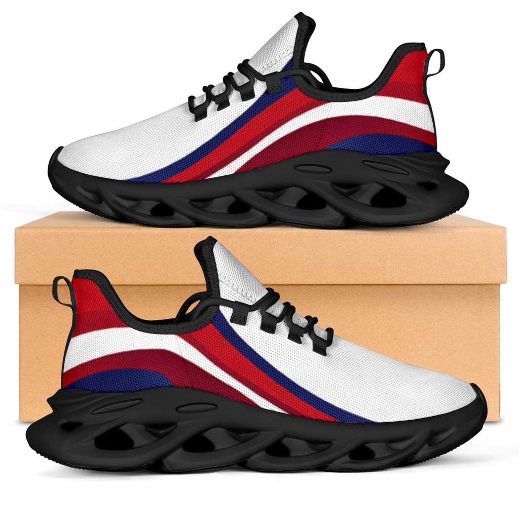 Hawaii Clunky Sneakers Flag-Inspired Curve Style