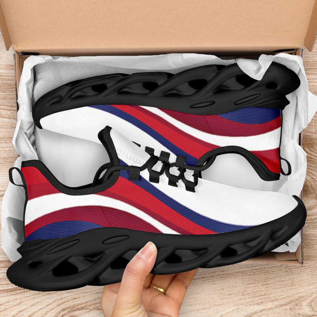 Hawaii Clunky Sneakers Flag-Inspired Curve Style