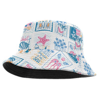 Hawaii Coastal Summer Postcard Bucket Hat