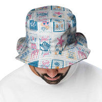 Hawaii Coastal Summer Postcard Bucket Hat