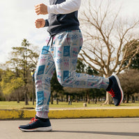 Hawaii Coastal Summer Postcard Jogger Pants
