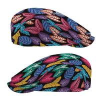 Hawaii Colorful Tropical Leaves Jeff Hat