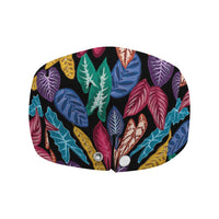Hawaii Colorful Tropical Leaves Jeff Hat