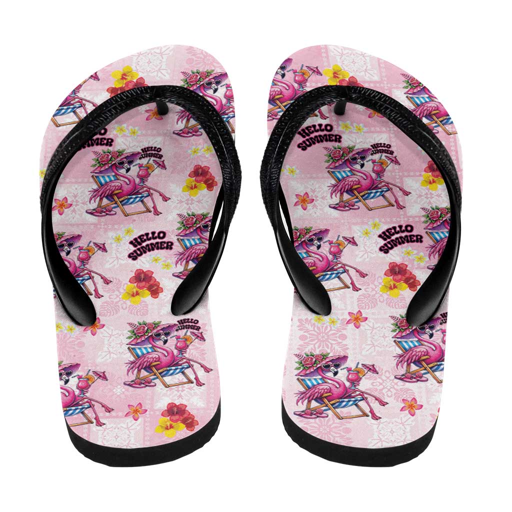 Hawaii Flamingo Hello Summer Flip Flops Hawaiian Quilt Pattern