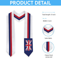 Hawaii Graduation Stole Hawaiian Flag Simple Style