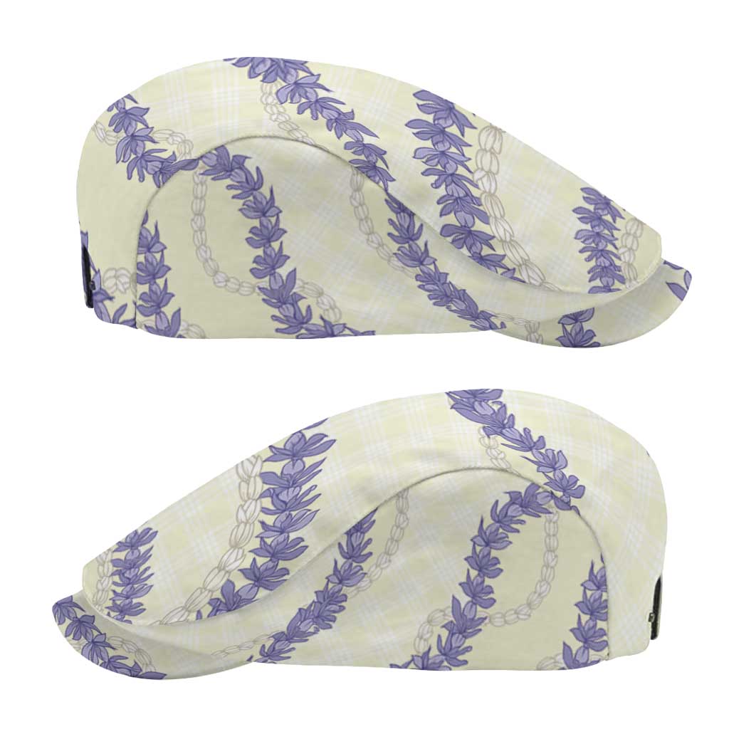 Hawaii Honohono Palaka Motifs Jeff Hat Hawaiian Orchid Lei LT14 - Polynesian Pride