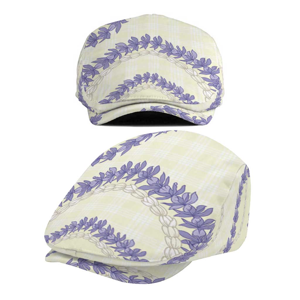 Hawaii Honohono Palaka Motifs Jeff Hat Hawaiian Orchid Lei LT14 - Polynesian Pride
