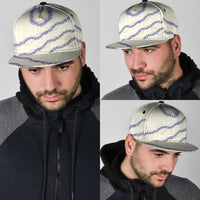 Hawaii Honohono Palaka Motifs Snapback Cap Hawaiian Orchid Lei LT14 - Polynesian Pride