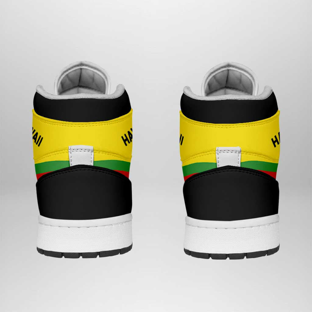 Hawaii Kanaka Maoli High Sneakers AJ1 Flag Inspired