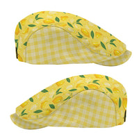 Hawaii Lemon Palaka Jeff Hat Striped Stylized