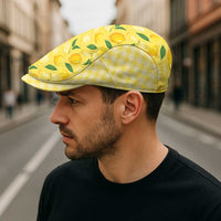 Hawaii Lemon Palaka Jeff Hat Striped Stylized