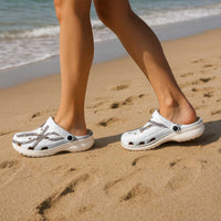 Hawaii Maile Lei Clogs Shoes Aloha The Grey Color