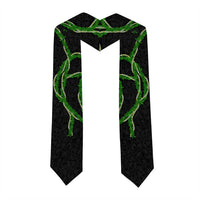Hawaii Maile Lei Graduation Stole Aloha Black Color LT03 - Polynesian Pride