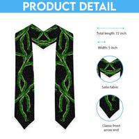 Hawaii Maile Lei Graduation Stole Aloha Black Color LT03 - Polynesian Pride