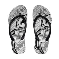 Hawaii Plumeria Lokelani Pikake Lei Flip Flops Ele'ele Polynesian Tattoo
