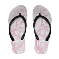 Hawaii Plumeria Lokelani Pikake Lei Flip Flops Poni Mama Polynesian Tattoo LT9 Pink - Polynesian Pride