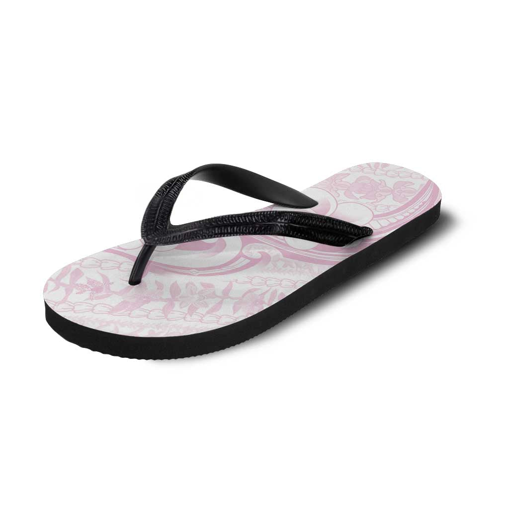 Hawaii Plumeria Lokelani Pikake Lei Flip Flops Poni Mama Polynesian Tattoo LT9 - Polynesian Pride