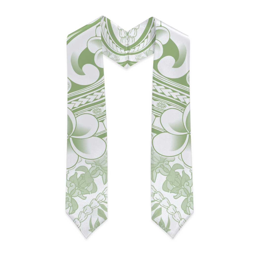 Hawaii Plumeria Lokelani Pikake Lei Graduation Stole Oma'oma'o Polynesian Tattoo LT9 - Polynesian Pride