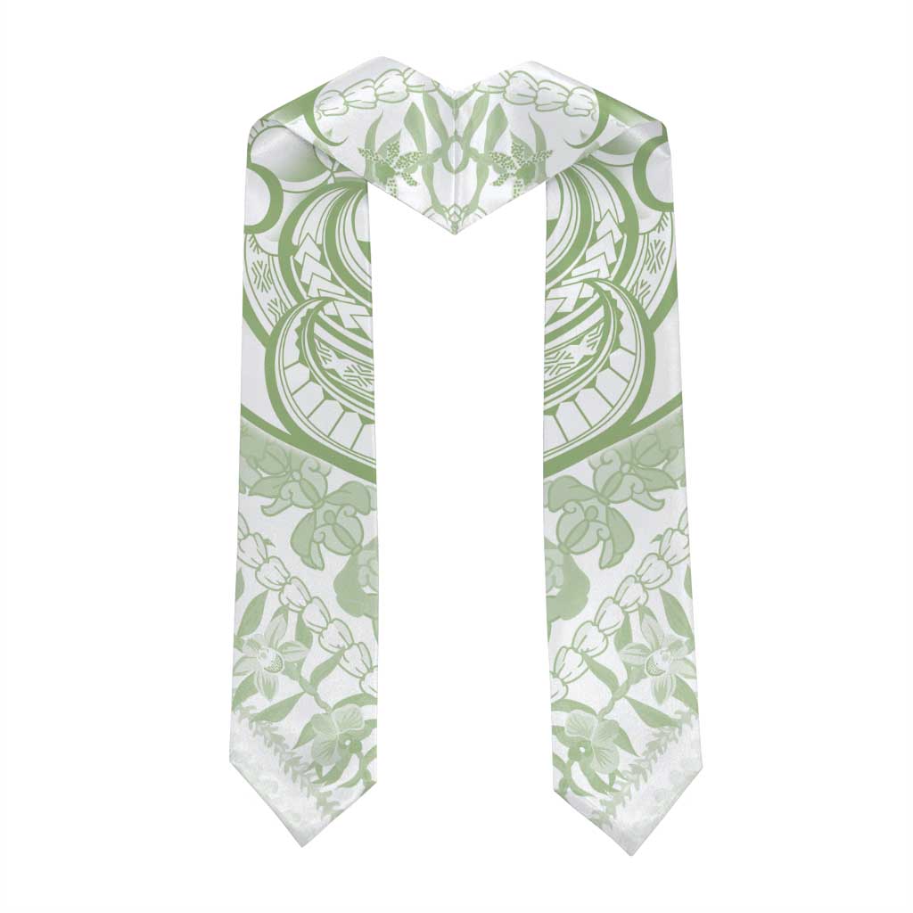 Hawaii Plumeria Lokelani Pikake Lei Graduation Stole Oma'oma'o Polynesian Tattoo LT9 - Polynesian Pride