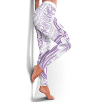 Hawaii Plumeria Lokelani Pikake Lei Leggings Poni Polynesian Tattoo