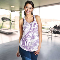Hawaii Plumeria Lokelani Pikake Lei Women Racerback Tank Poni Polynesian Tattoo
