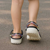 Hawaii Rainbow Warriors Clogs Shoes Polynesian Motif Special Edition Rainbow Gradient