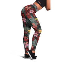 Hawaii Tiki Surfing Leggings Mele Kalikimaka i Iulai! LT9 - Polynesian Pride
