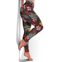 Hawaii Tiki Surfing Leggings Mele Kalikimaka i Iulai! LT9 - Polynesian Pride