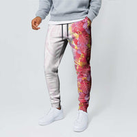 Hawaii Tropical Plant Akala Jogger Pants Vibrant Polynesian Pattern