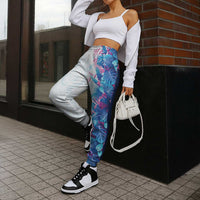 Hawaii Tropical Plant UliUli Jogger Pants Vibrant Polynesian Pattern