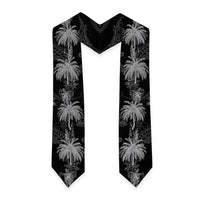 Hawaiian Honu And Surfboards Graduation Stole Silver Style