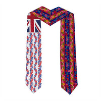 Hawaiian Lei Graduation Stole National Flag Striped Style LT03 - Polynesian Pride
