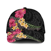 Hawaiian Plumeria and Hibiscus Classic Cap Colorful Style LT03