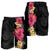 Hawaiian Plumeria and Hibiscus Shorts for Men Colorful Style - Polynesian Pride