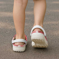 Hawaiian Quilt Clogs Shoes Vintage Pattern Red - Polynesian Pride